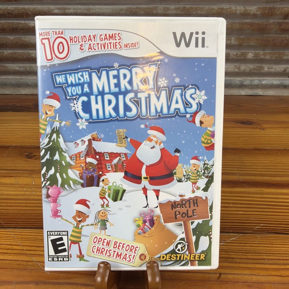 We Wish You a Merry Christmas (Nintendo Wii, 2009) Complete w/ Manual MINT!